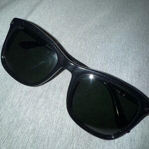 Persol Wonens sunglasses. All black with cute accent.